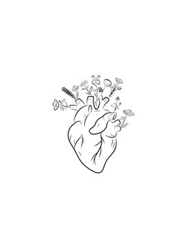 flower heart