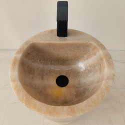 Раковина напольная из оникса Sunset ON-04199 (40*40*90)