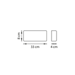 810517 Бра FIUME LED 10W 950LM ЧЕРНЫЙ 3000K
