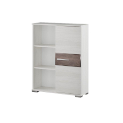 Шкаф-пенал универсальный Акита ясень анкор светлый/дуб бомонд какао