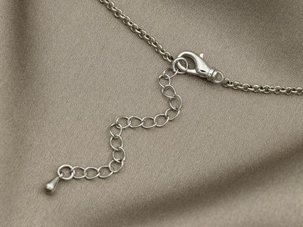 Карабин 12х6мм, с удлинителем (капля)