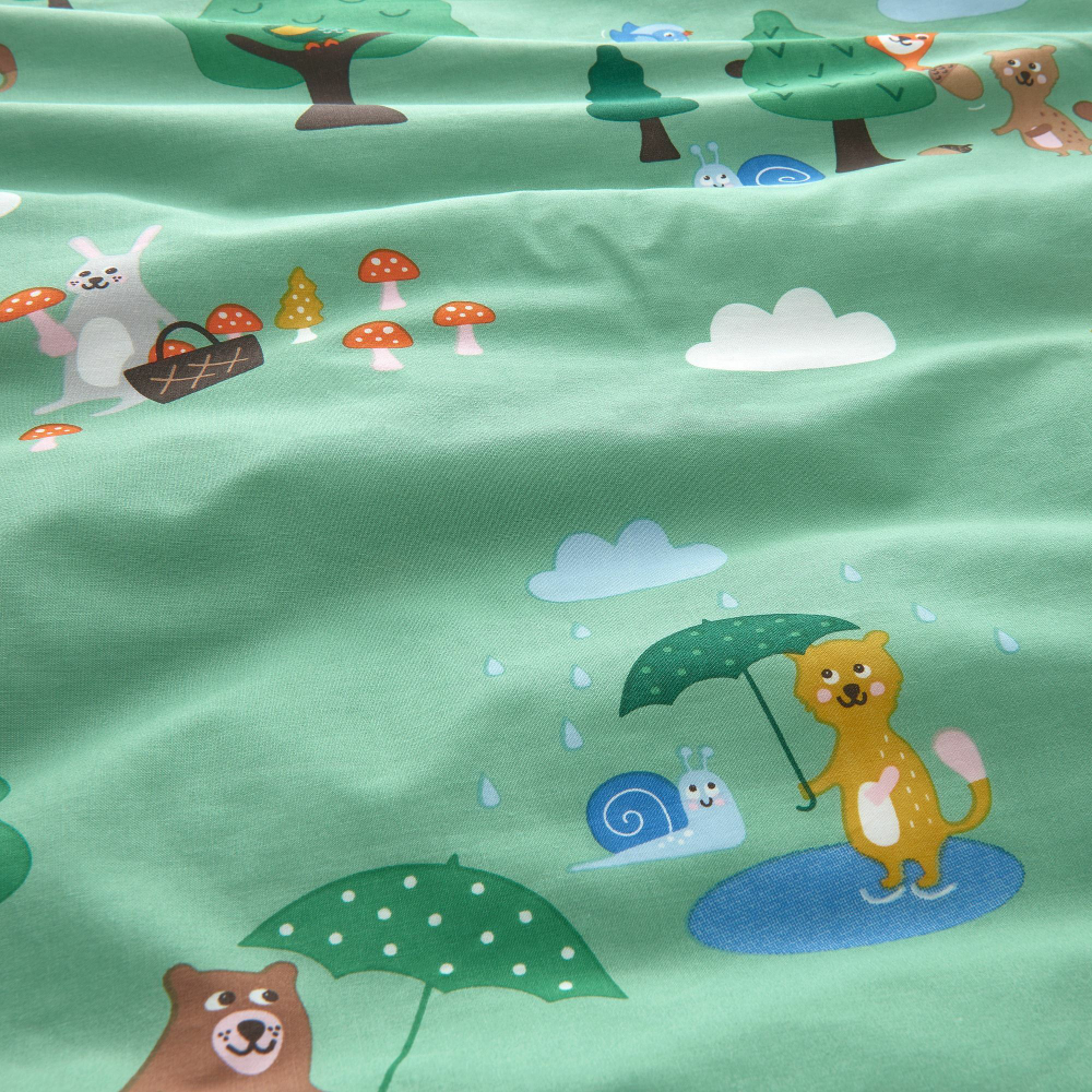 Комплект постельного белья IKEA BRUMMIG (БРУММИНГ), Детский, Разноцветный, 150x200, 50x80 см