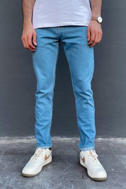 Джинсы Selvedge 1702 Tapered Sky-Wash мужские синие