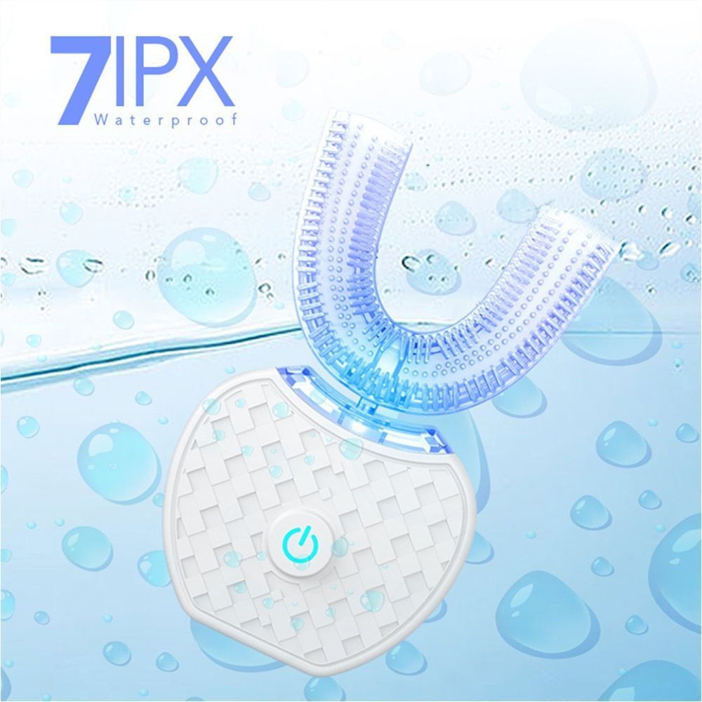 Электрическая зубная щетка капа с док-станцией для зарядки