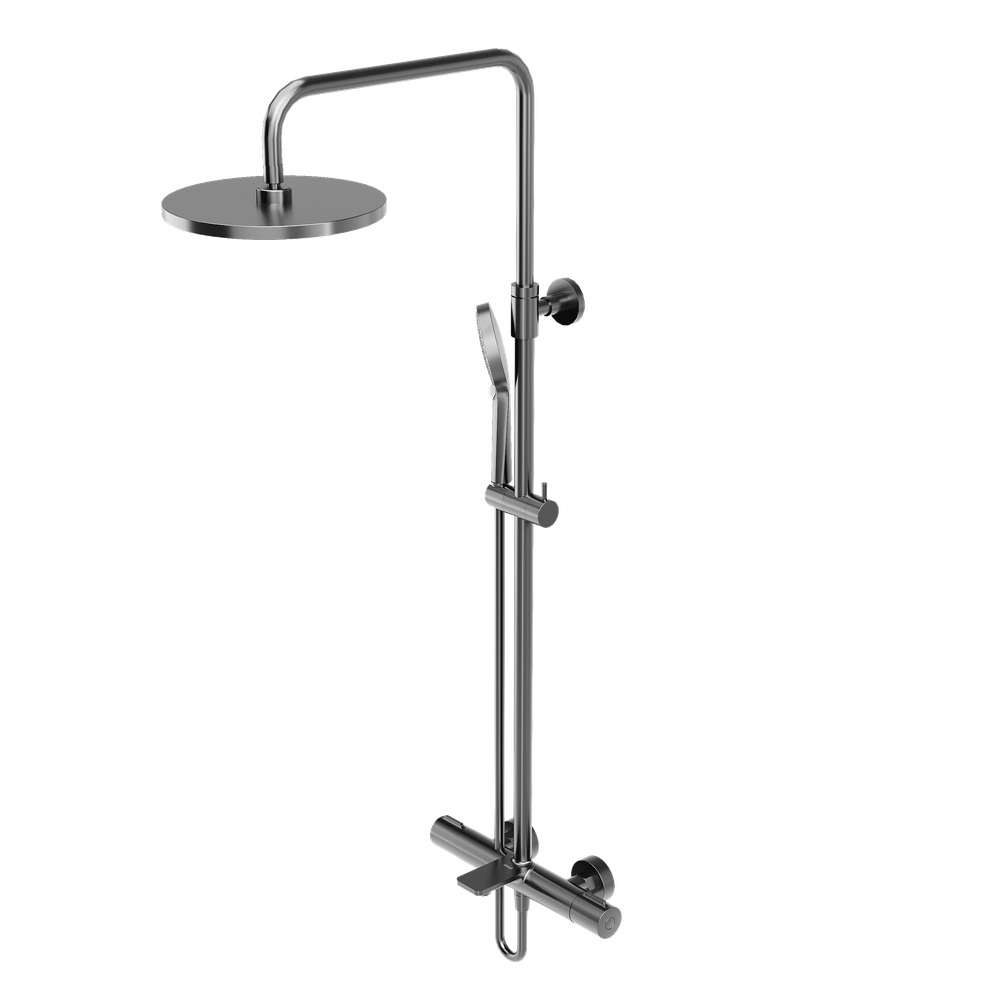 Душевая стойка RUBINELLI ASSE RB-PS6012GM оружейная сталь