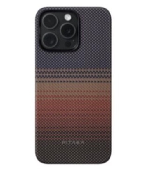 Чехол из арамидного волокна с поддержкой MagSafe PITAKA MagEZ Case 5 Weaving+ Sunset · Moonrise для iPhone 15 Pro Max