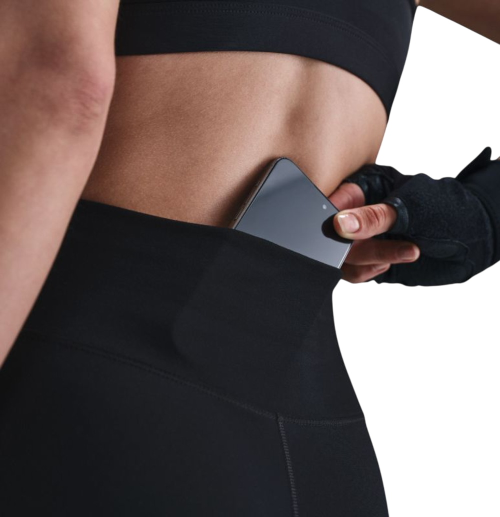 Леггинсы Nike One High Waist Full Length - black/white