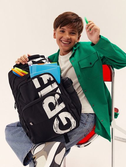 Çanta \ Bag \ RU-430-9 Рюкзак (/2 черный - белый)