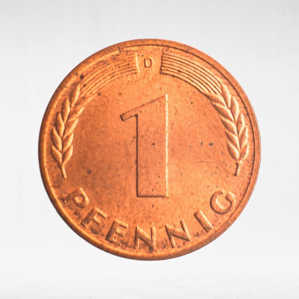 Germany, 1 Pfennig, 1950, (Munich Mint - "D"), VF