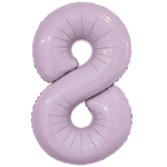 Шар фольгированный Цифра 8 101 см (Сиреневый)