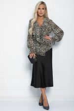 Блуза Инесса (коричневая) Б11164 LT Collection