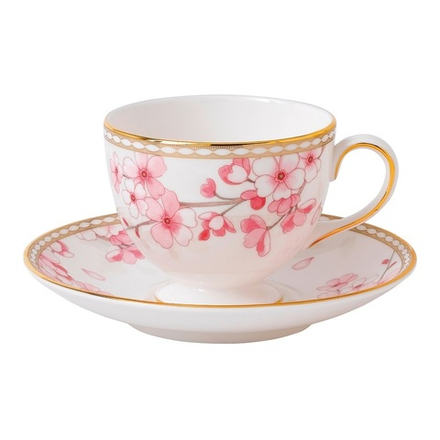 Wedgwood - Чайная чашка Leigh Spring Blossom с блюдцем 200мл / артикул   1053200  / GTIN 4580442491865