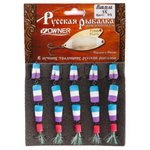 Мандула "Русская рыбалка" 3X (10см), 5шт/уп