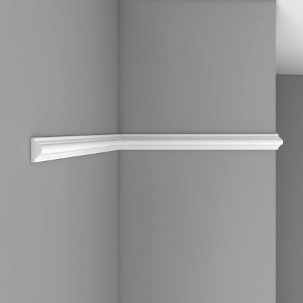 Молдинг гладкий Decomaster 97010F гибкий 40х18х2400мм