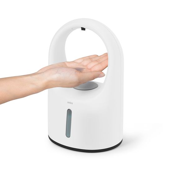 Диспенсер для жидкого мыла автоматический rain, 414 мл, белый