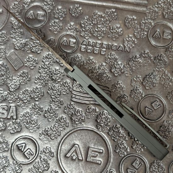 Нож автоматический Pro-Tech NEWPORT CUSTOM 001 (2024 г.) - клинок дамасская сталь, титановая рукоять