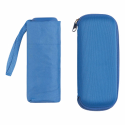 Алюминиевый складной зонтик в футляре POCKET