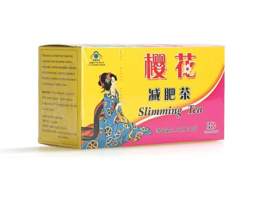 Чай для похудения с лотосом Slimming Tea, 30 ф/п