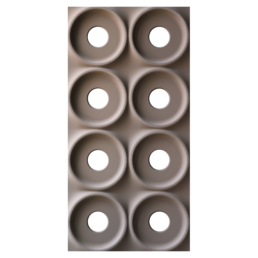 PU Block panel Volcanic Grey Круги