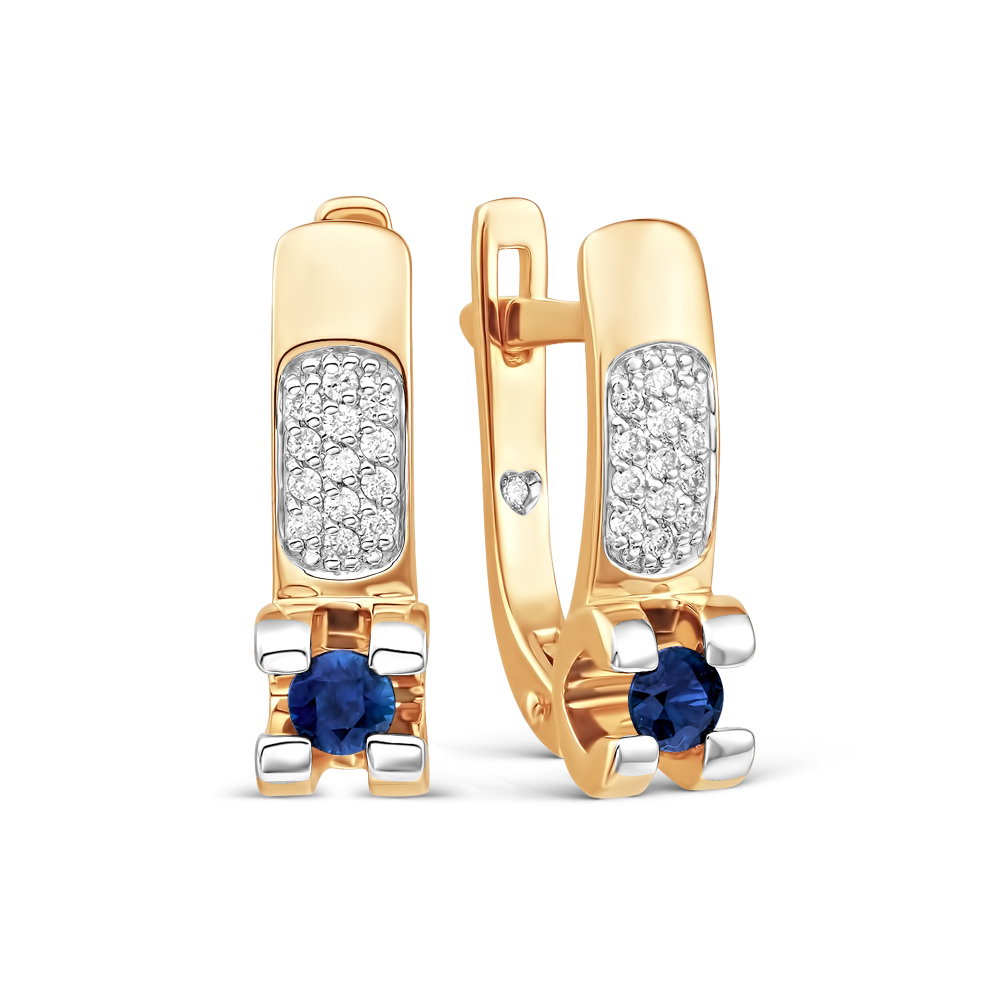 Серьги из золота 585 пробы