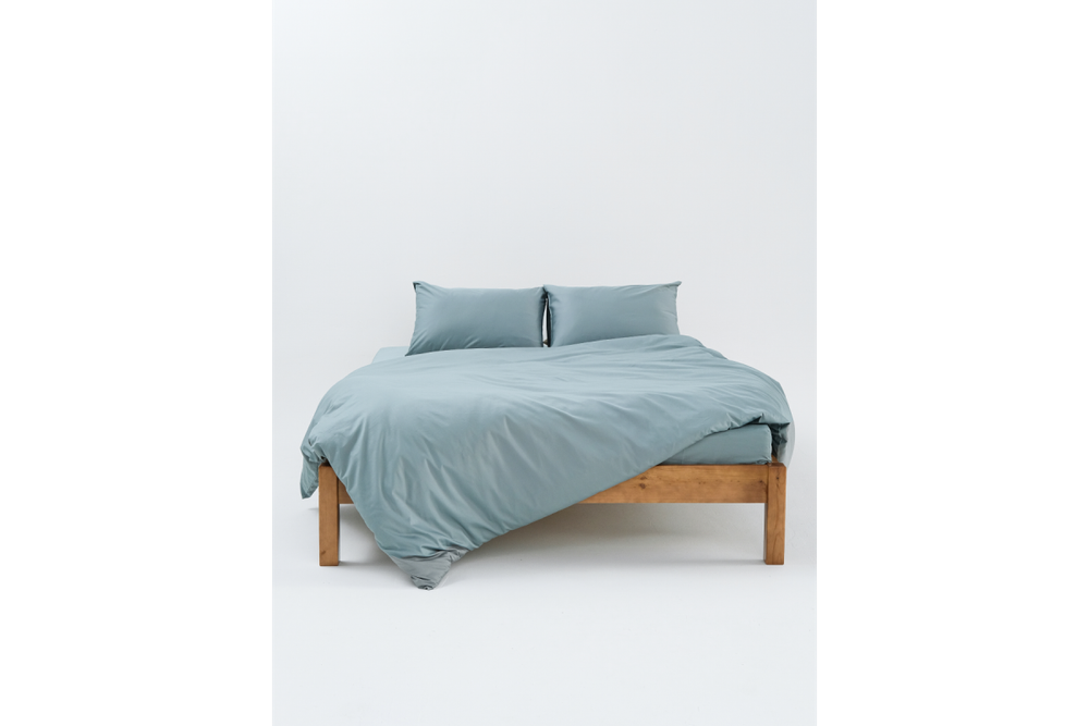 Постельное белье GoodNight Сатин Делюкс дуэт (с нав. 50х70) вода