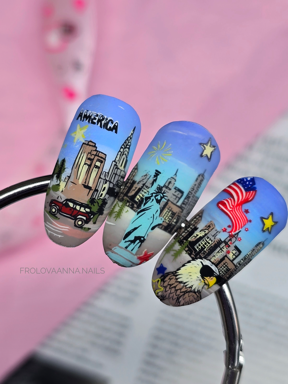 Stamping plate Enigmanic Stamping American Mood