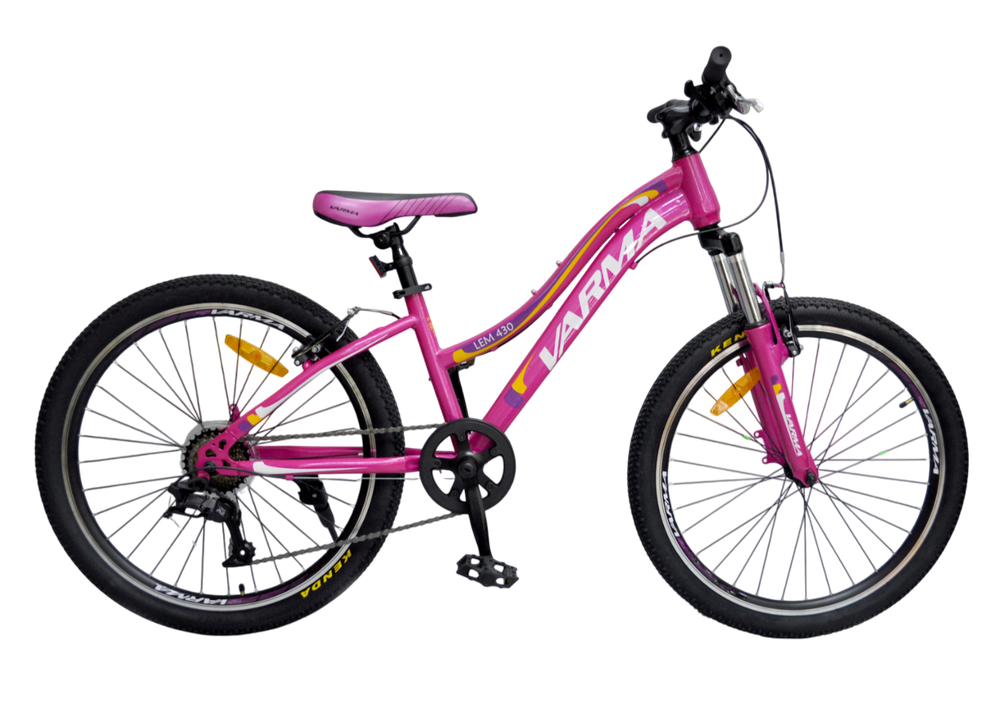 Велосипед 24" VARMA LEM 430 р.12" 7ск. розовый