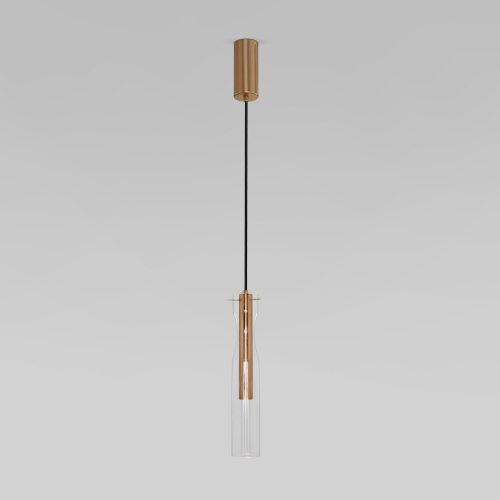 Подвесной светильник LED со стеклянным плафоном 50254/1 LED латунь