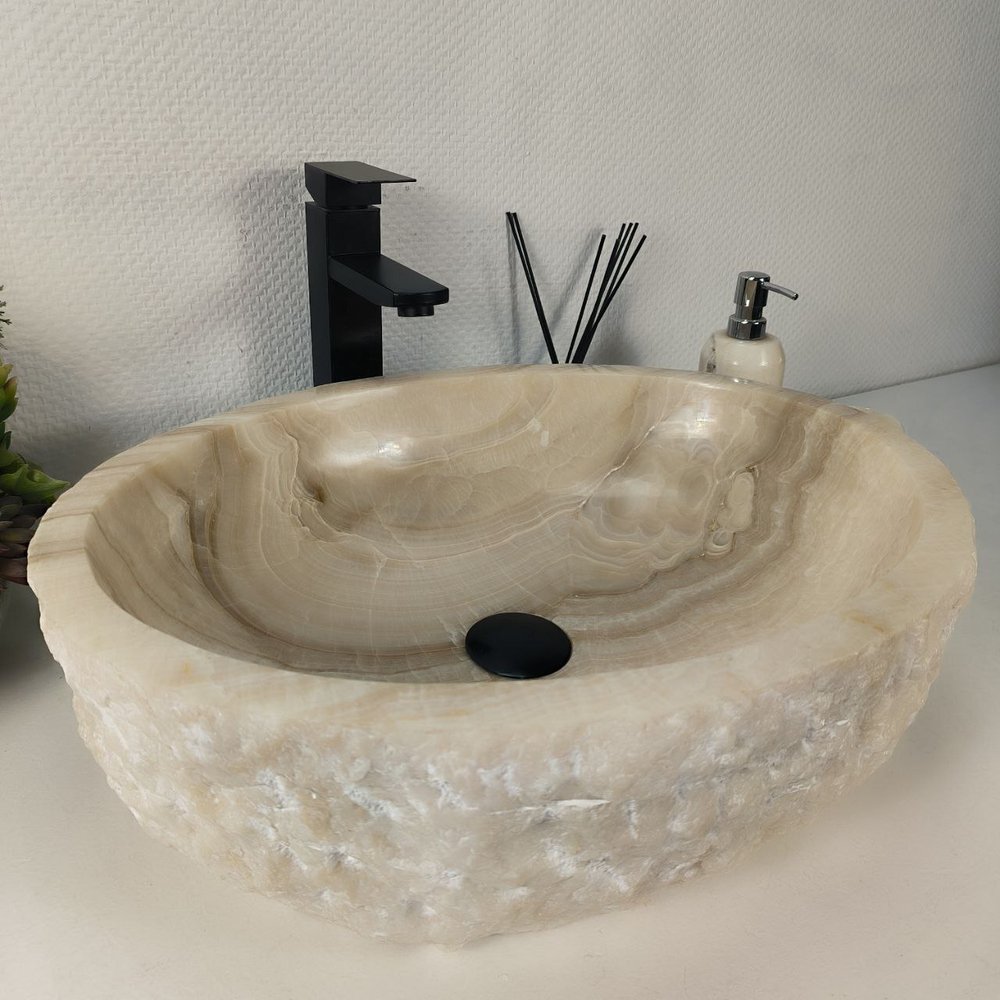 Раковина из оникса Erozy White EO-64284 53*43*15 0213