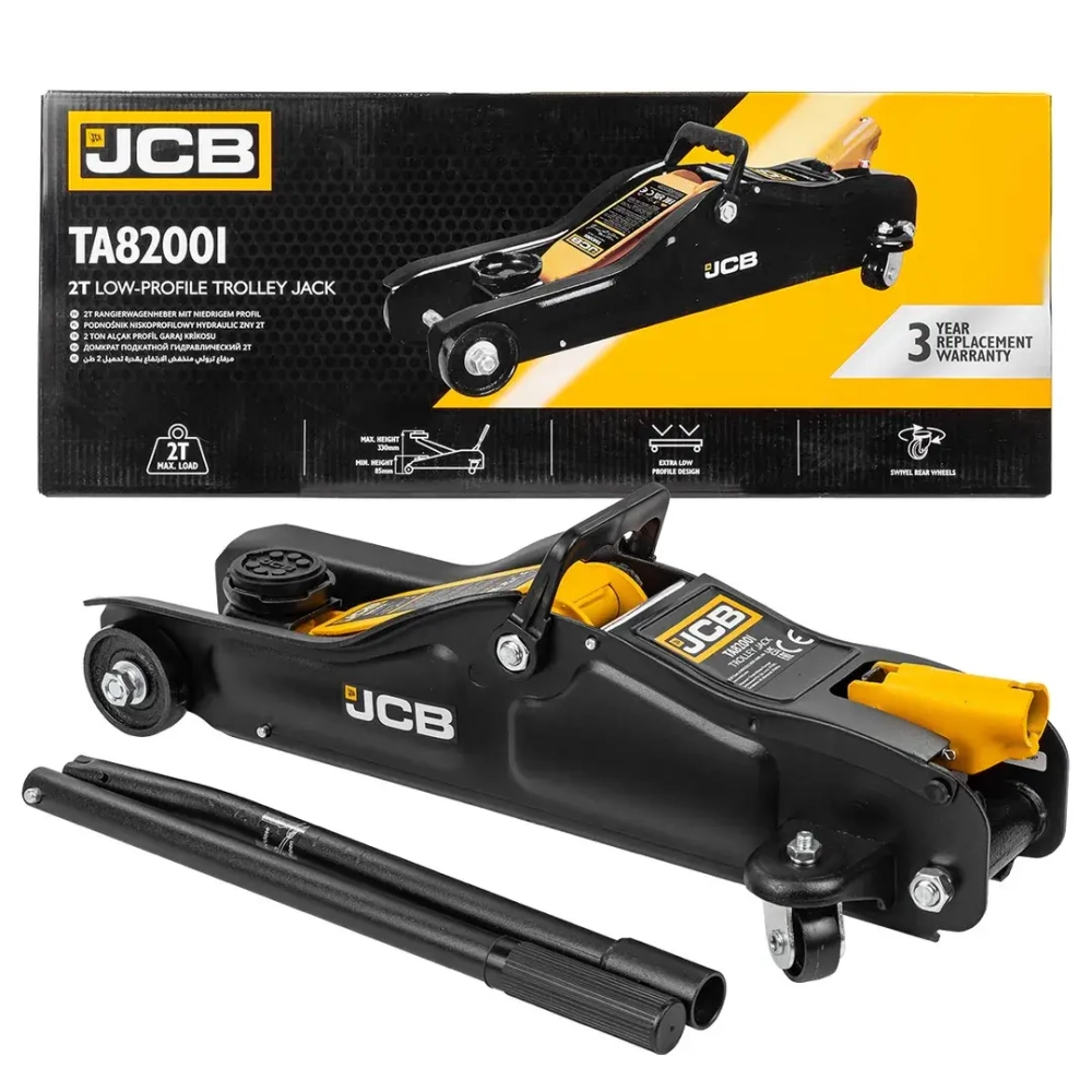 Домкрат подкатной гидравлический 2т JCB JCB-TA82001
