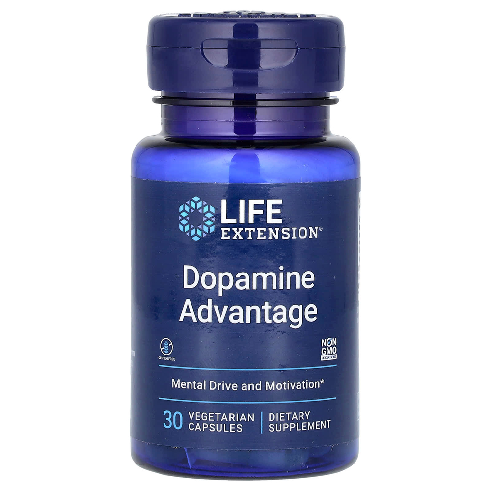 Life Extension, Dopamine Advantage, 30 вегетарианских капсул