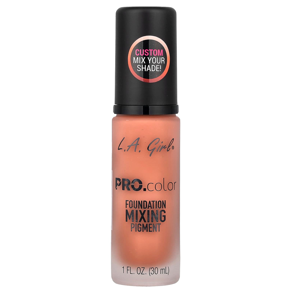 L.A. Girl, PRO.color, пигмент для смешивания тонального крема, GLM713 оранжевый, 30 мл (1 жидк. унция)