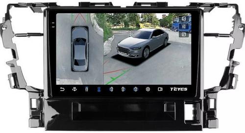 Магнитола для Toyota Alphard 30, Vellfire 2015-2023 (менее 10 динамиков, правый руль) - Teyes CC3-2K-360 монитор 10.36" 2K QLED на Android 10, Быстрая, CarPlay, 4G SIM-слот, 4 камеры в комплекте