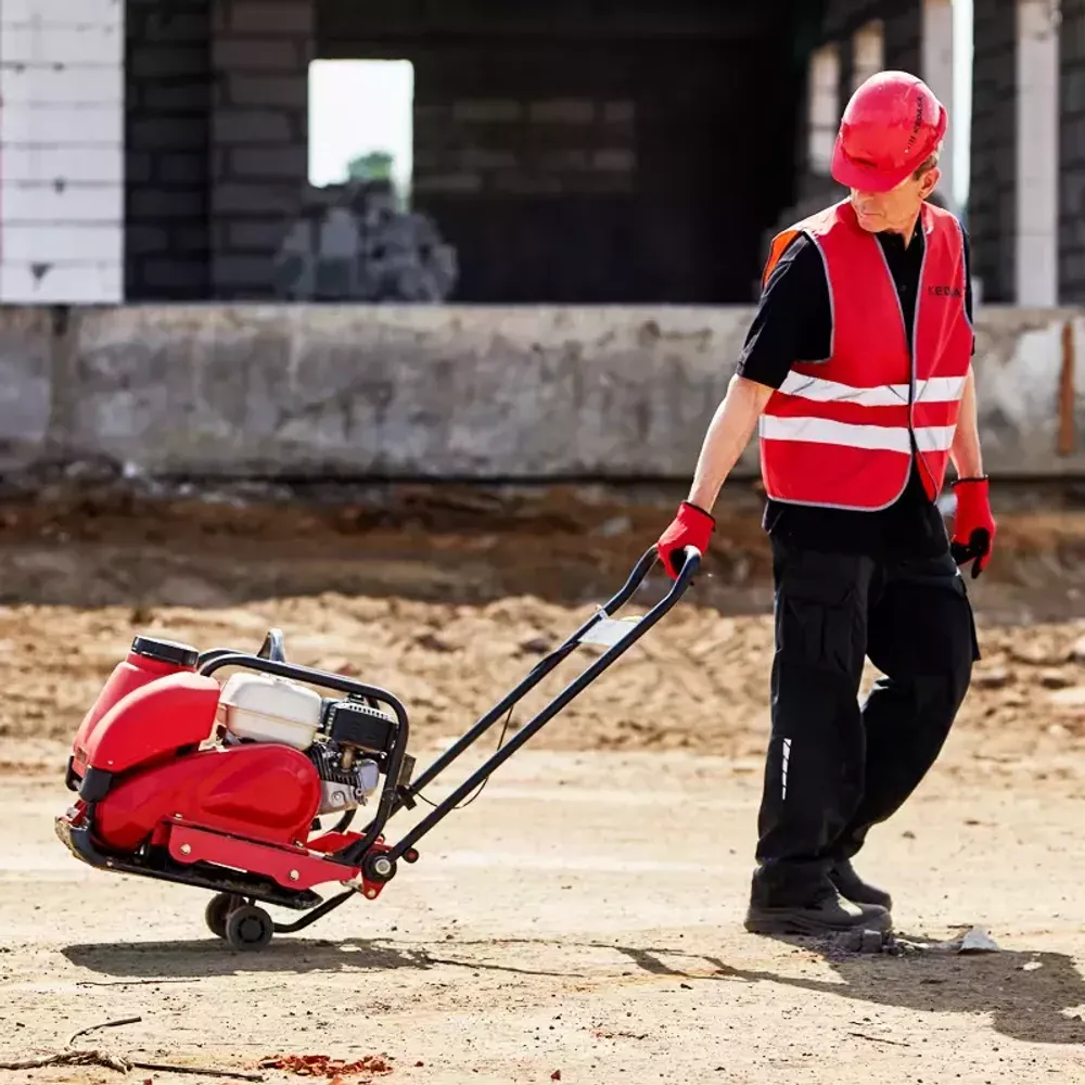 Виброплита бензиновая KEDASA MS90A‑4 - [83 кг / 13 кН / Honda GX160]