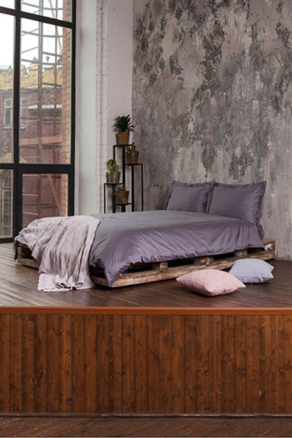 Постельное белье семейное Luxberry Daily Bedding сливовое