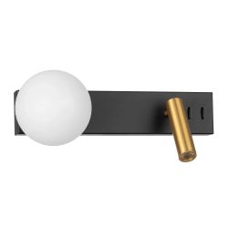 Citilux Декарт CL704451 LED Светильник с выключателем Чёрный+Бронза