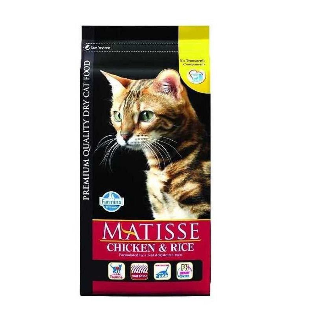 Сухой корм Farmina Matisse Cat Adult для взрослых кошек Курица с рисом 1,5 кг Сухой корм Farmina Matisse Cat Adult для взрослых кошек Курица с рисом 1,5 кг