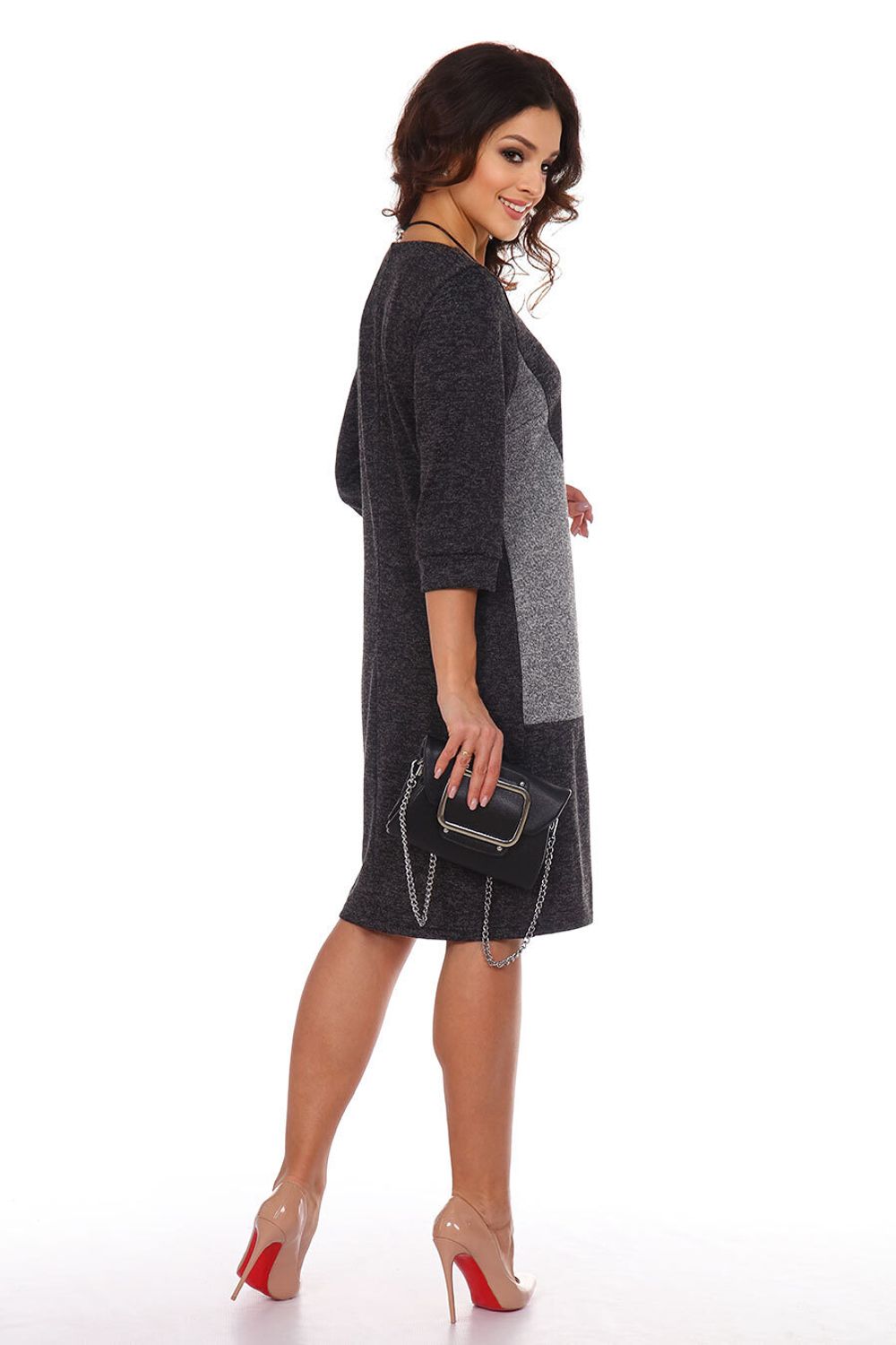 Платье Элоиза (46-56) Serenada серый (Акция)