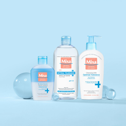 MIXA Optimal Tolerance - двухкомпонентное средство для снятия макияжа с глаз /   125  ml  / GTIN 3600550305036