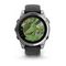 Умные часы Garmin Fenix E, 47 мм, AMOLED, stainless steel with a black silicone band