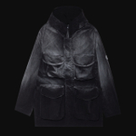 M65PRK_JCKT Sprayed Reflective Black