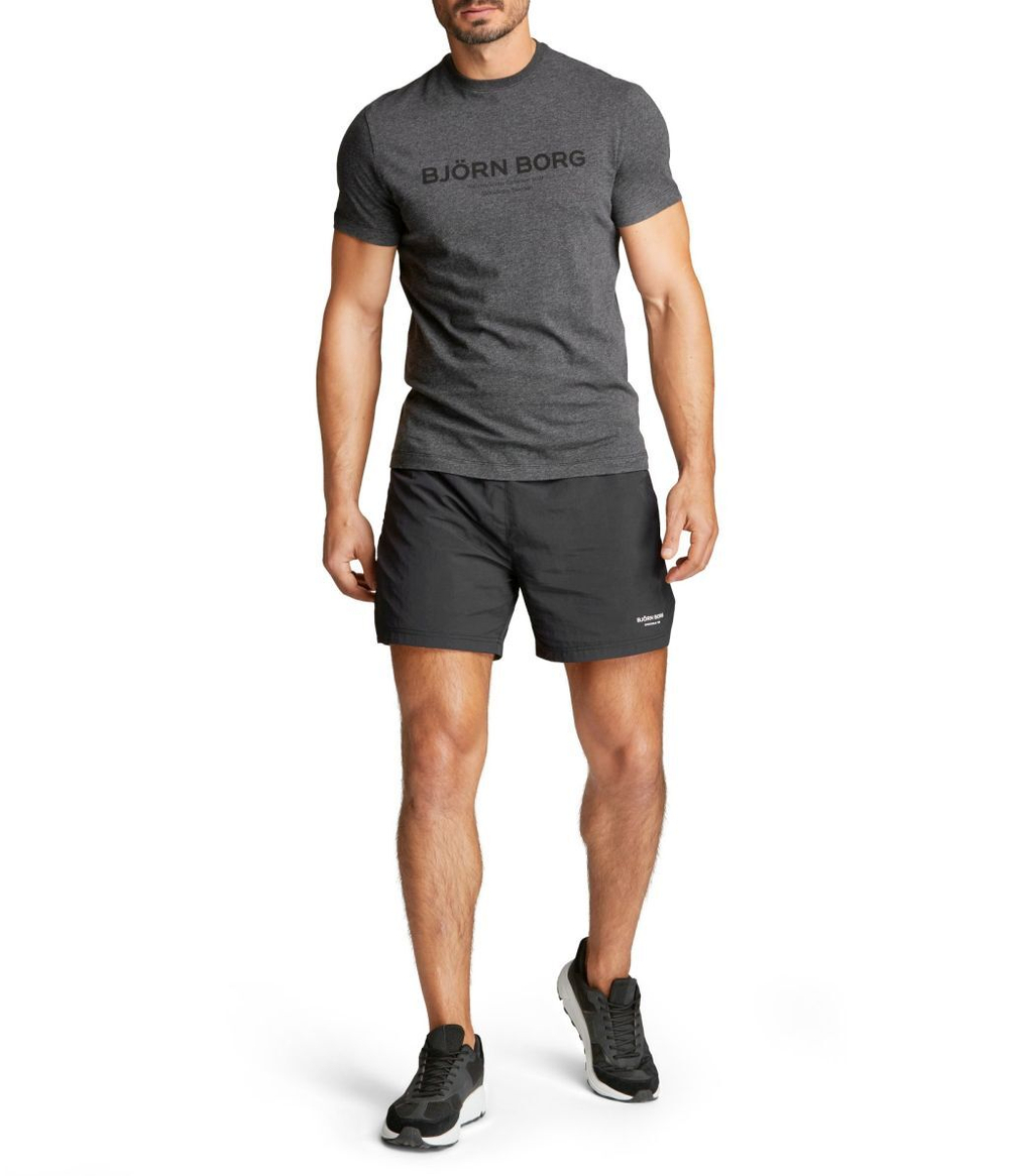 Футболка мужская теннисная Björn Borg Stockholm T-Shirt M - anthracite melange