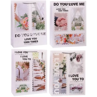 Пакет подарочный «Сказочная любовь» 31*40*12 см, микс