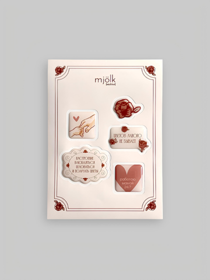 3D наклейки на телефон Mjölk [мьёльк] Розы