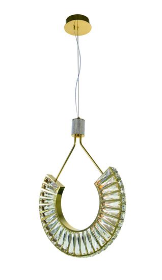 6019E/25W GOLD+CLEAR (1) Люстра NW