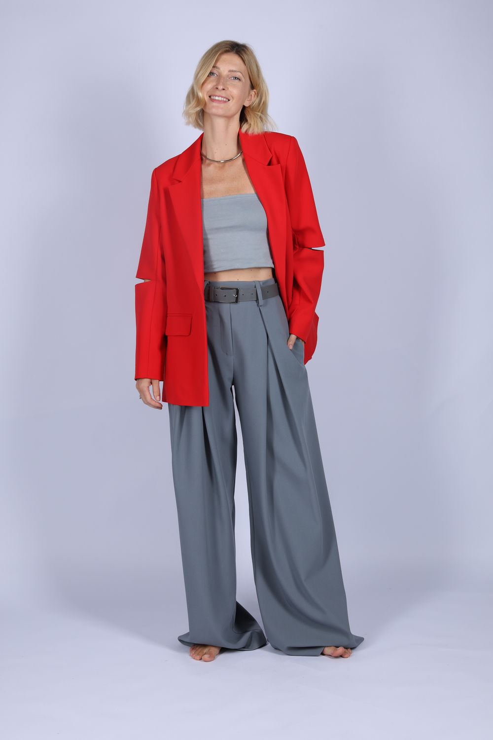 БРЮКИ «ICONIC» СЕРЫЙ