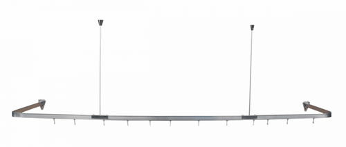 Карниз ГИБКИЙ для ванны (СЕРЫЙ)  (100*100*100см) HANSEN (5/1шт)