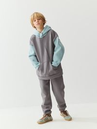 Джоггеры с карманами "Графит" утепленные 7+