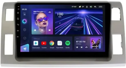 Магнитола для Toyota Estima 3 2006-2016 (без 360, рамка серая 10 тип 2) - Teyes CC3L на Android 10, 8-ядер, CarPlay, 4G SIM-слот