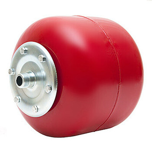 Расширительный мембранный бак для отопления, 12 л, вертикальный красный